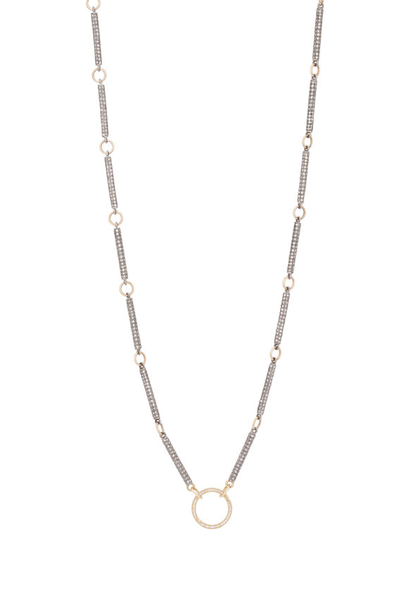 Kai Linz 14k Yellow Gold Diamond Connect Chain Necklace