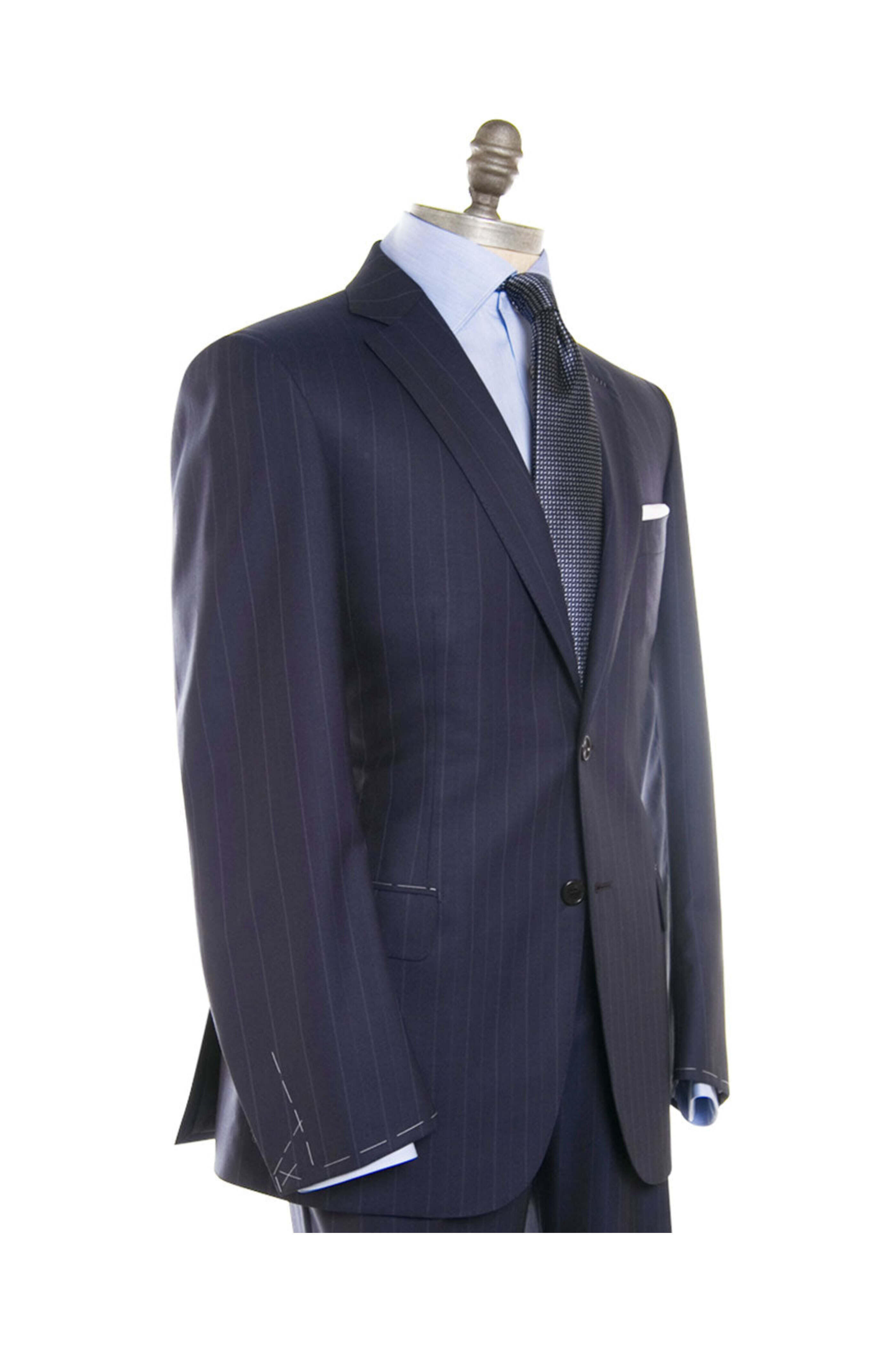 【Brioni】 NAVY-BLUE typewriter SUIT Brioni single-breasted Suit | Blue | FARFETCH CA