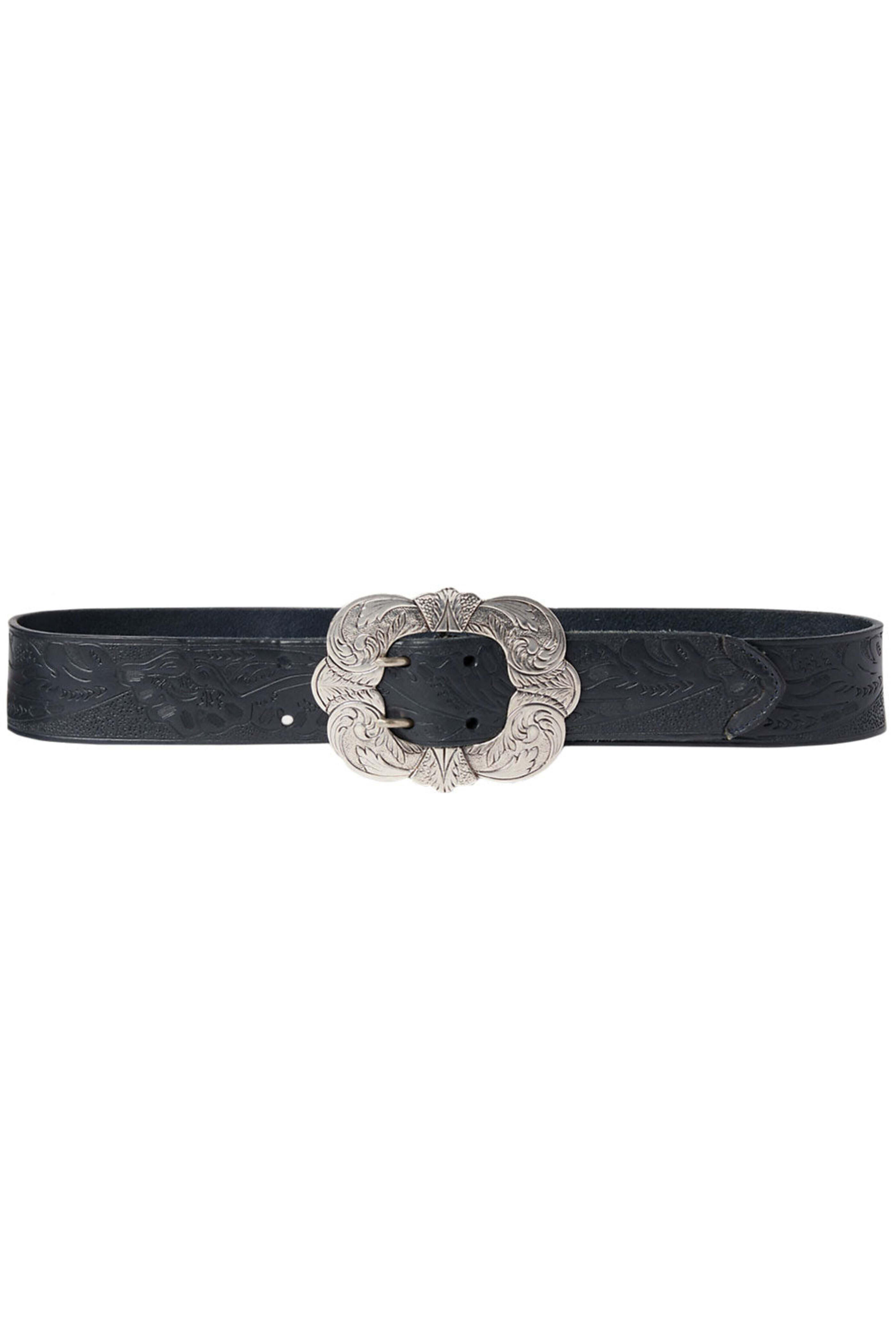 Ralph Lauren - Navy Large Buckle Belt