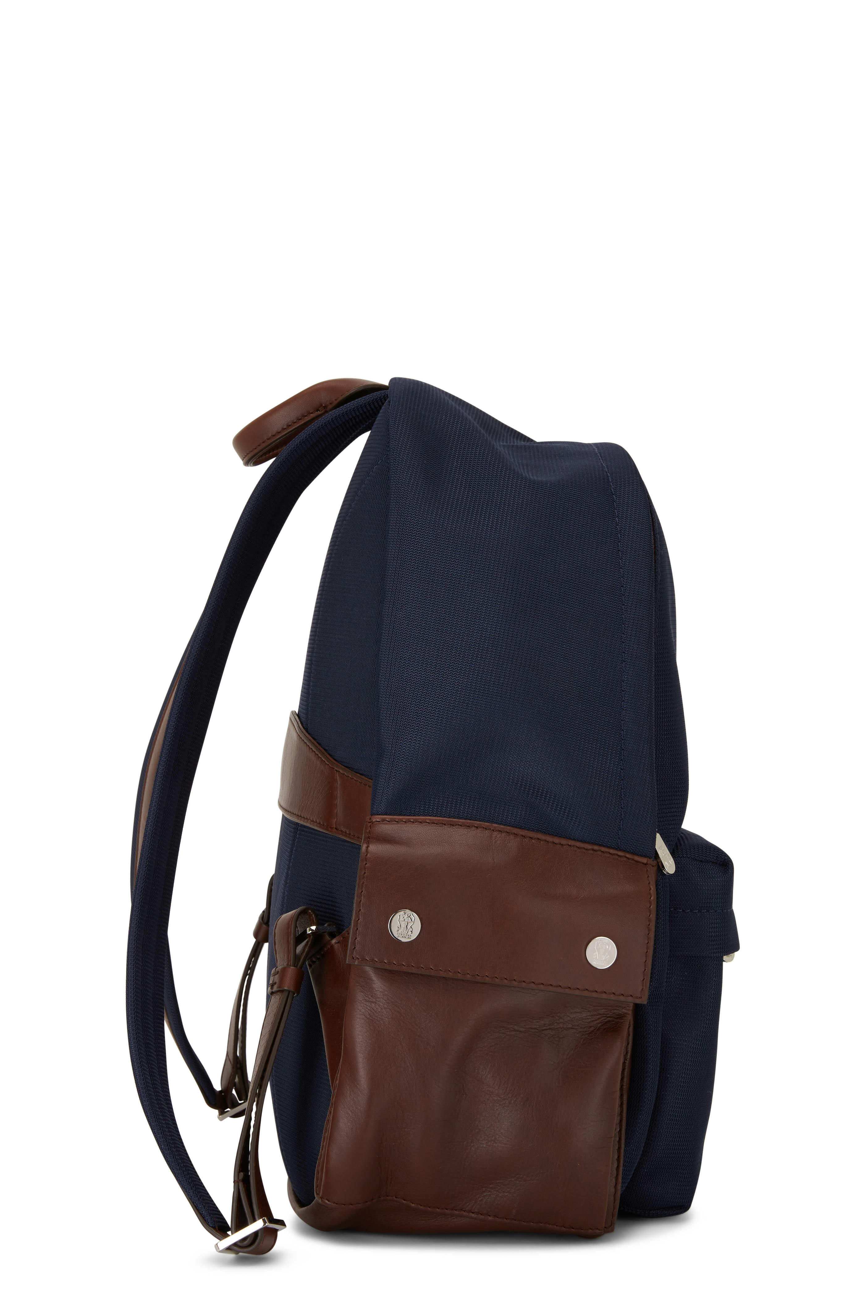 BRUNELLO CUCINELLI, Zipped Leather Backpack, Men