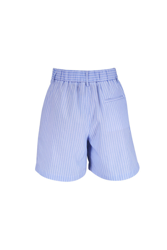 TWP Henry St White & Haven Blue Wide Stripe Shorts - view 3