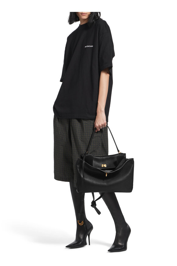 Balenciaga Rodeo Black Medium Top Handle Bag - view 3