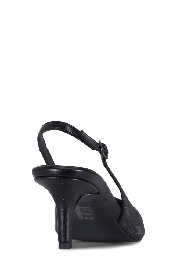 Ron White Haisley Black Onyx Crystal Slingback, 60mm - view 7