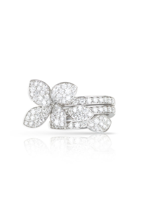 Pasquale Bruni 18k White Gold Heart to Earth Ring - view 1