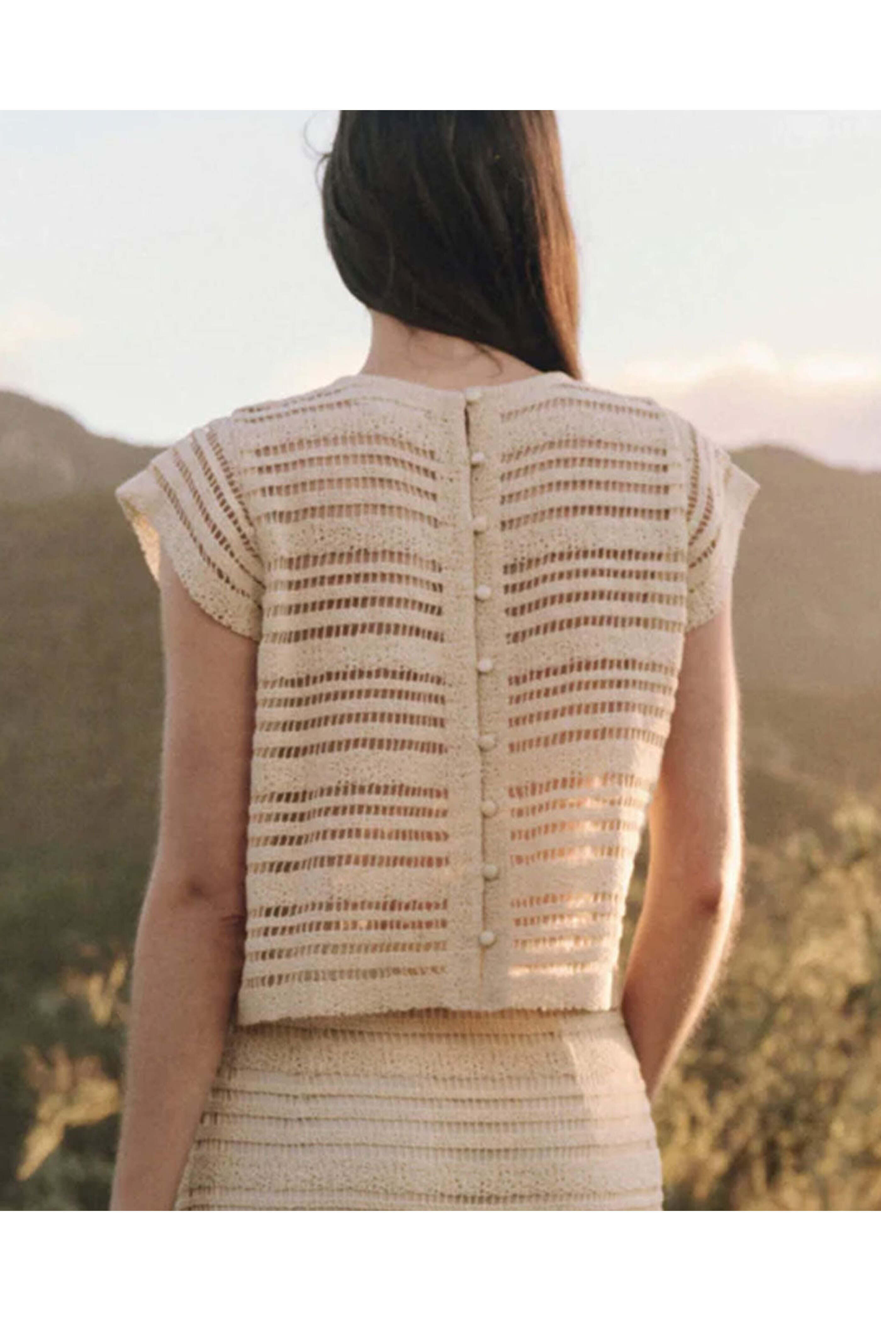 The Great - Cream Memento Top