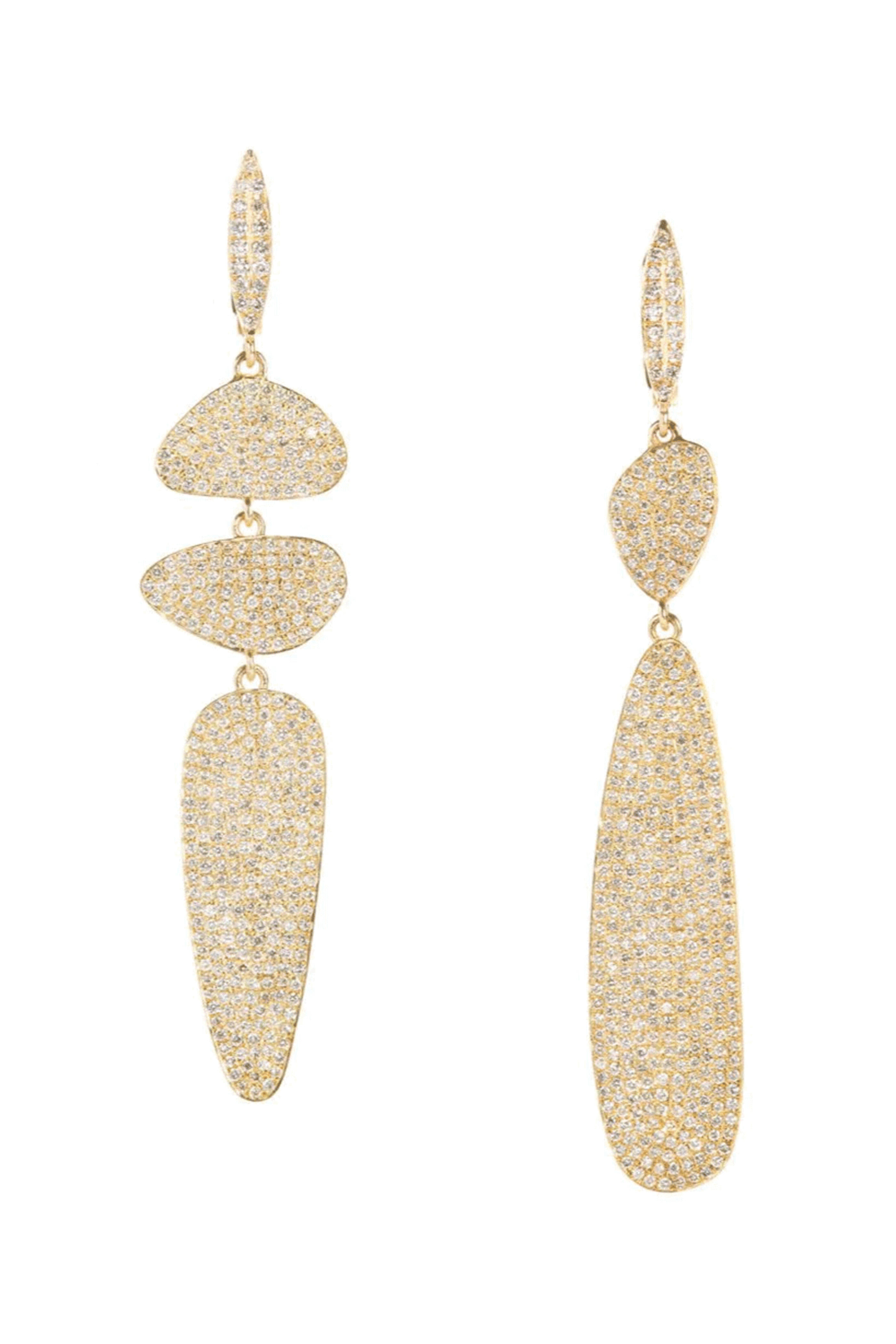 Kai Linz - Diamond Pique Drop Earrings - view 3