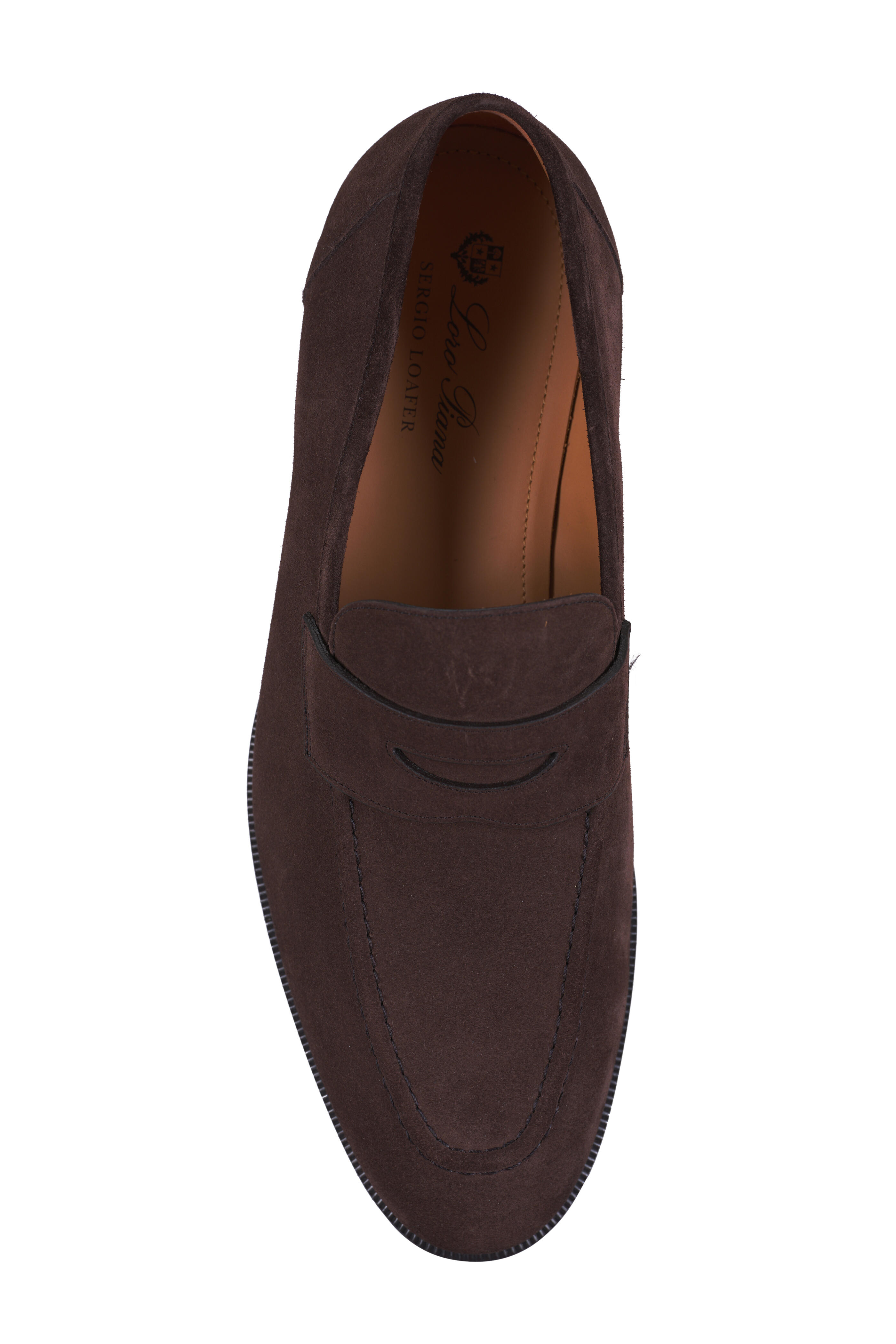 Loro Piana - Sergio Chocolate Suede Loafer - view 3