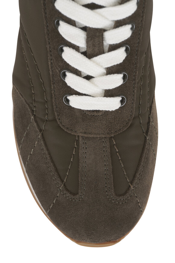 Totême Dark Olive Sport Sneaker - view 4