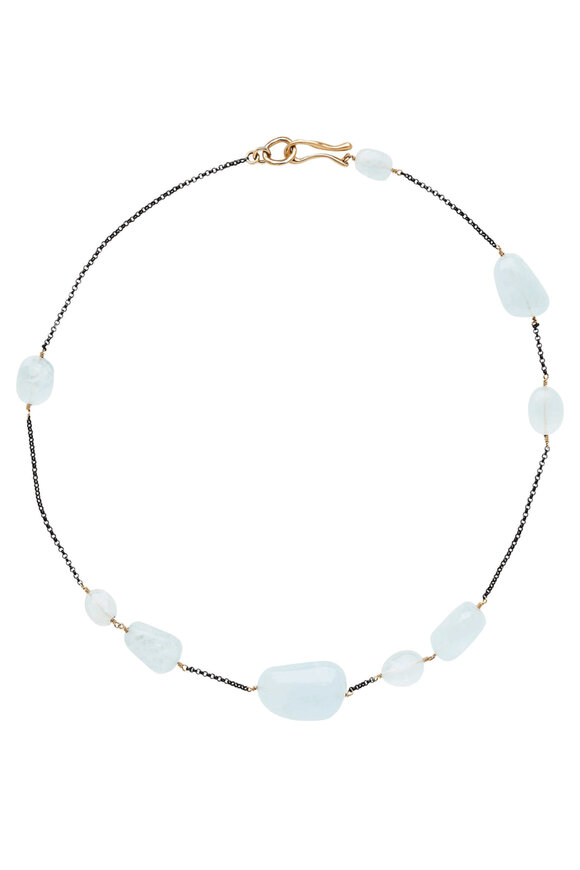 Julie Cohn Design Blue Lagoon Aquamarine Necklace
