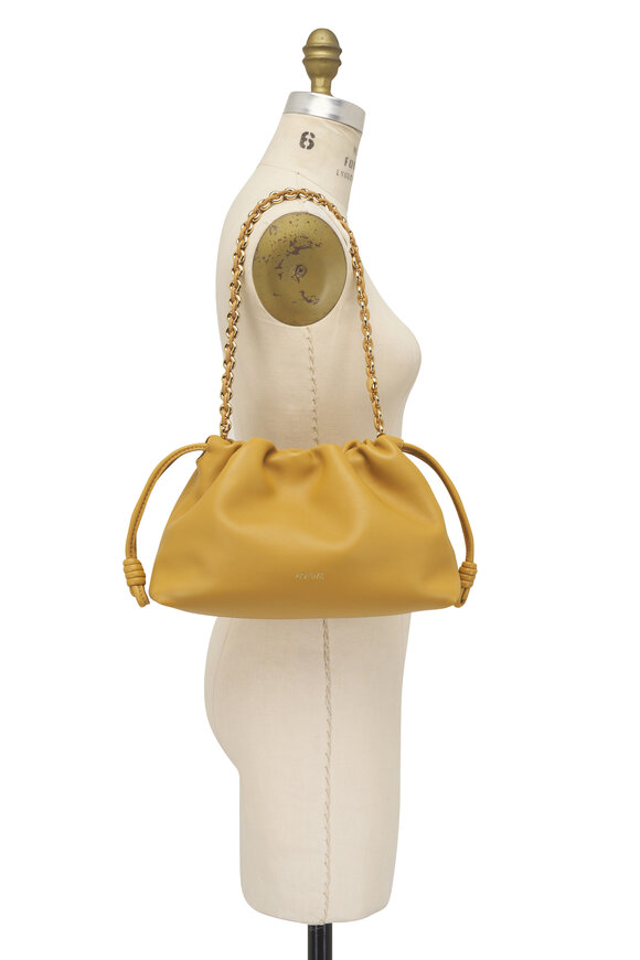 Loewe Medium Flamenco Sahara Leather Clutch - view 7