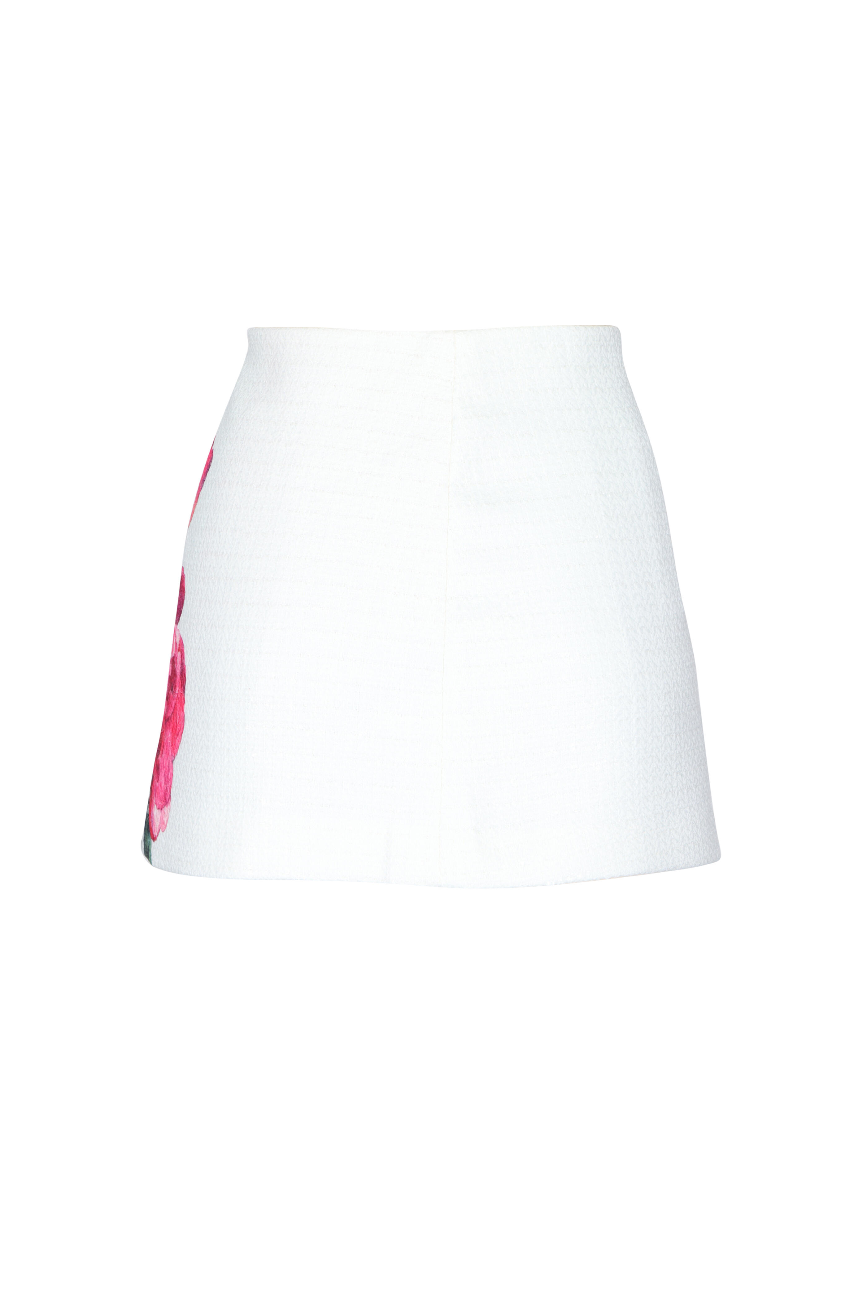 Alice & Olivia - Rubi Empress Bloom Off-White Mini Skirt