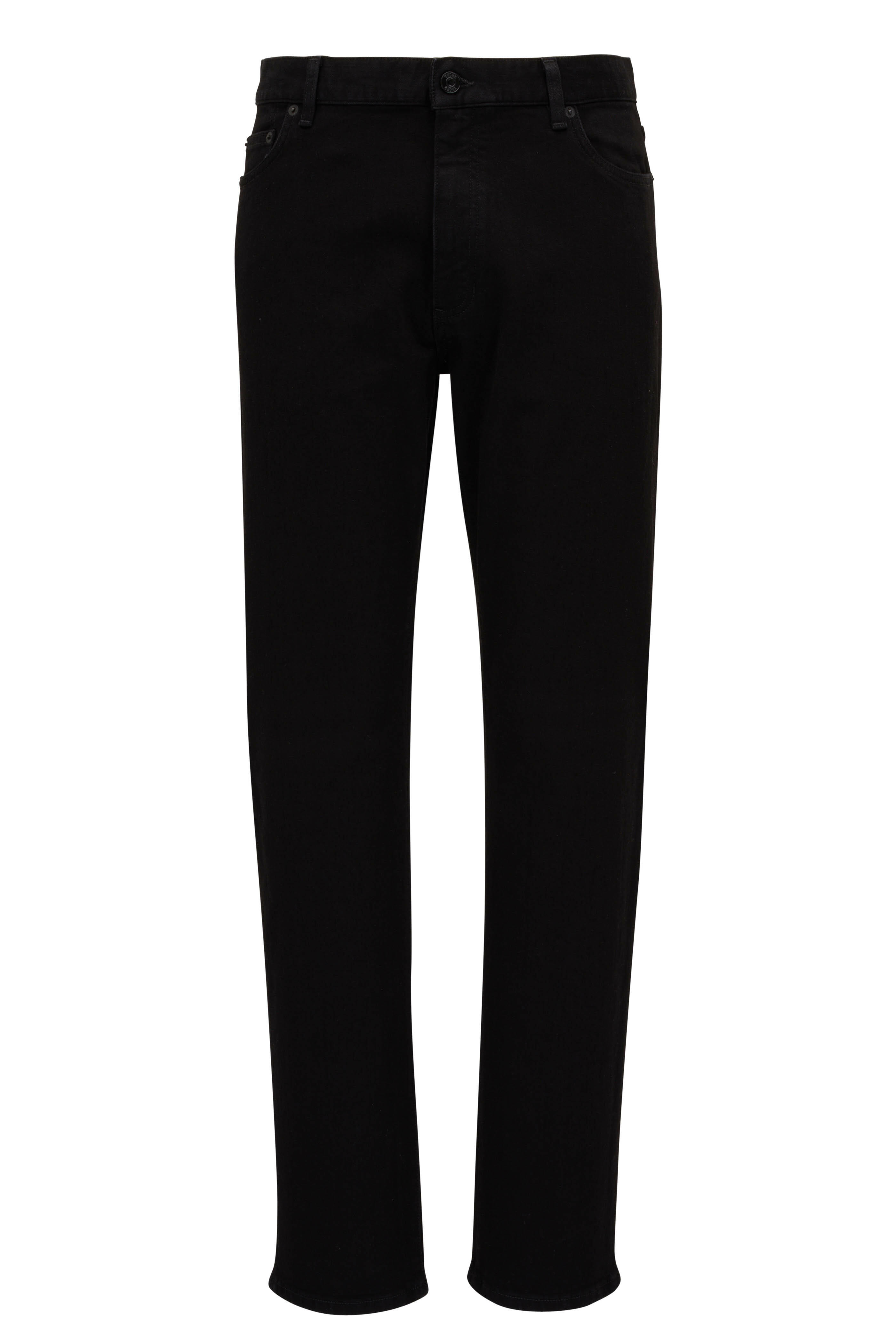 Zegna - City Black Stretch Cotton Five Pocket Pant