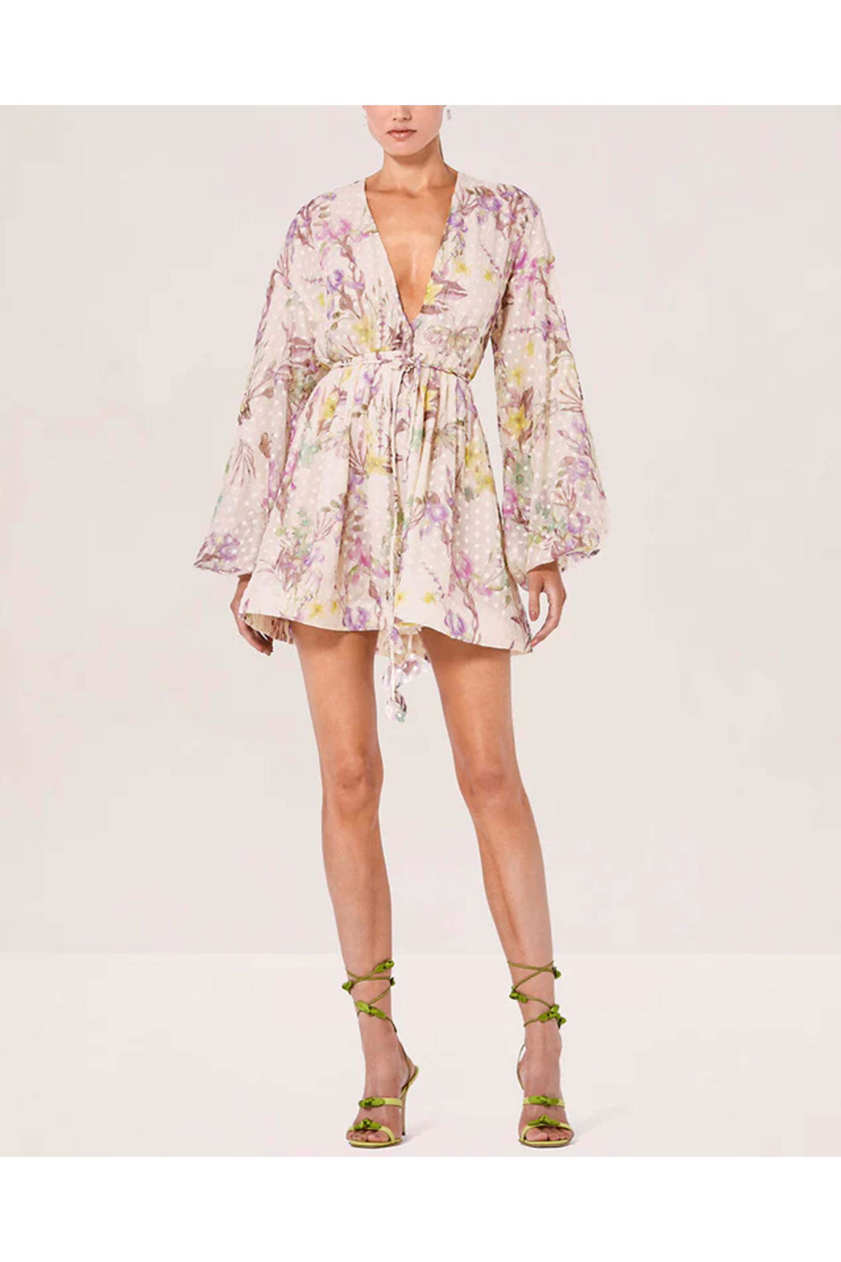 Alexis - Floral Embroidered Behati Dress