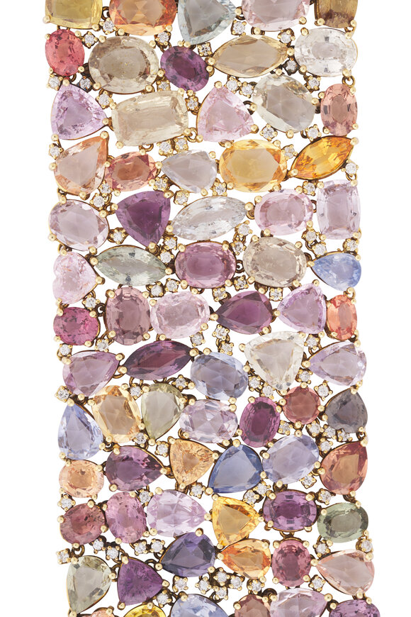 Lowy & Co Multicolor Sapphire Bracelet - view 2