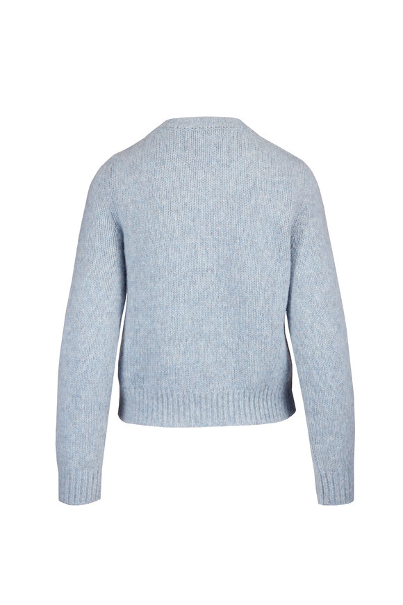 Akris Punto Fluffy Light Blue Wool Sweater - view 2