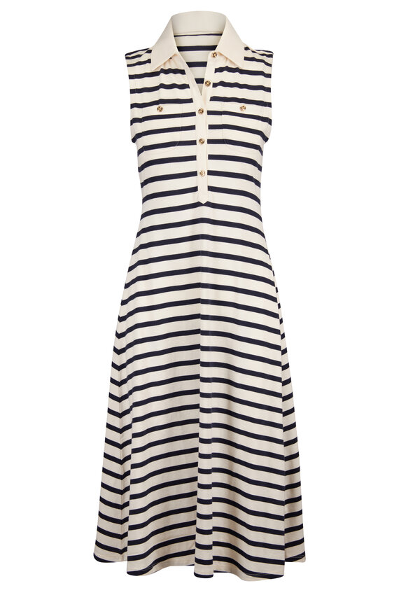 Frame The Cream Sea Breeze Midi Dress - view 1