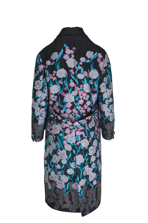 Giorgio Armani - Floral Jacquard Multicolor Coat 