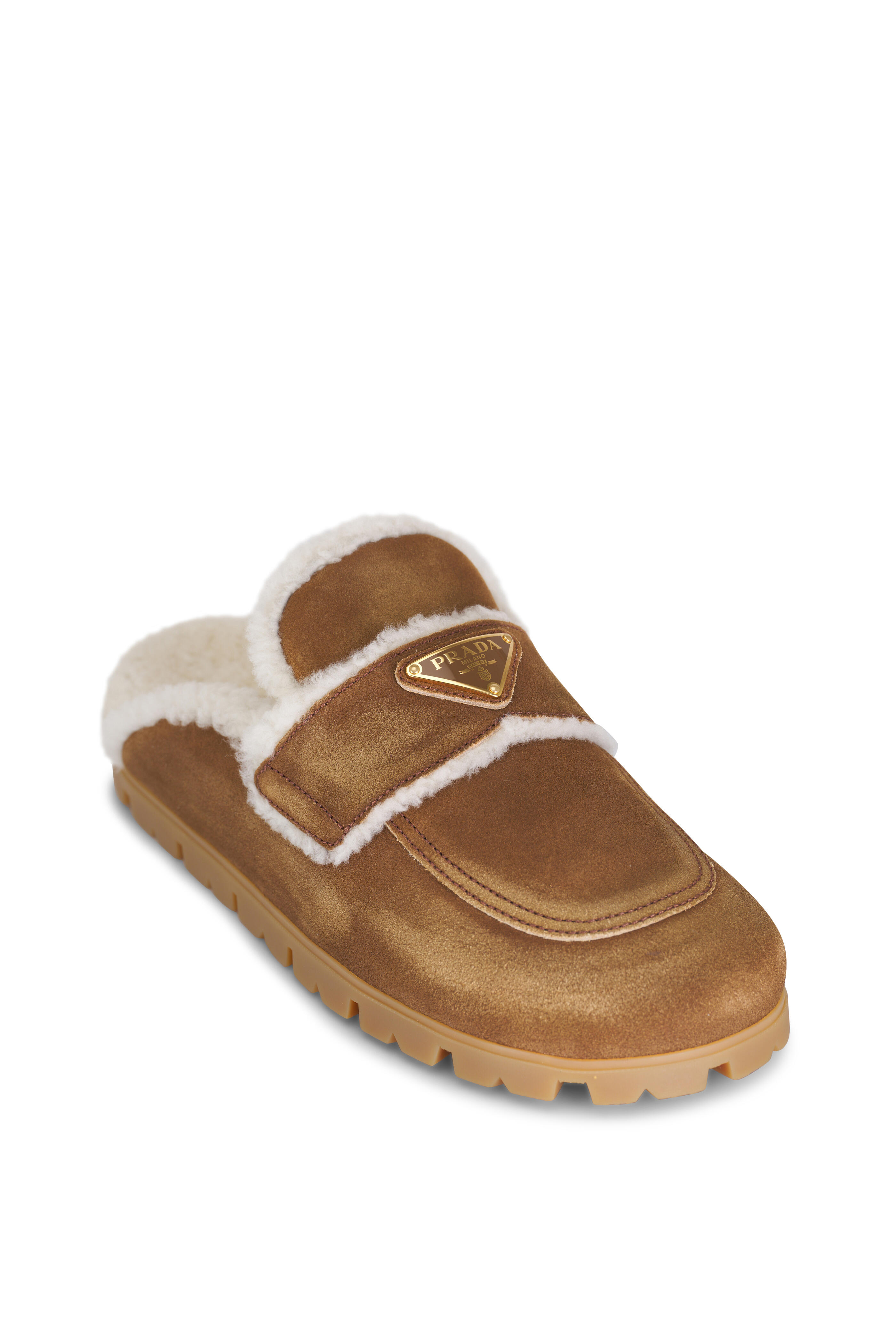 Prada - Cinnamon Cannella Fussbett Mule | Mitchell Stores