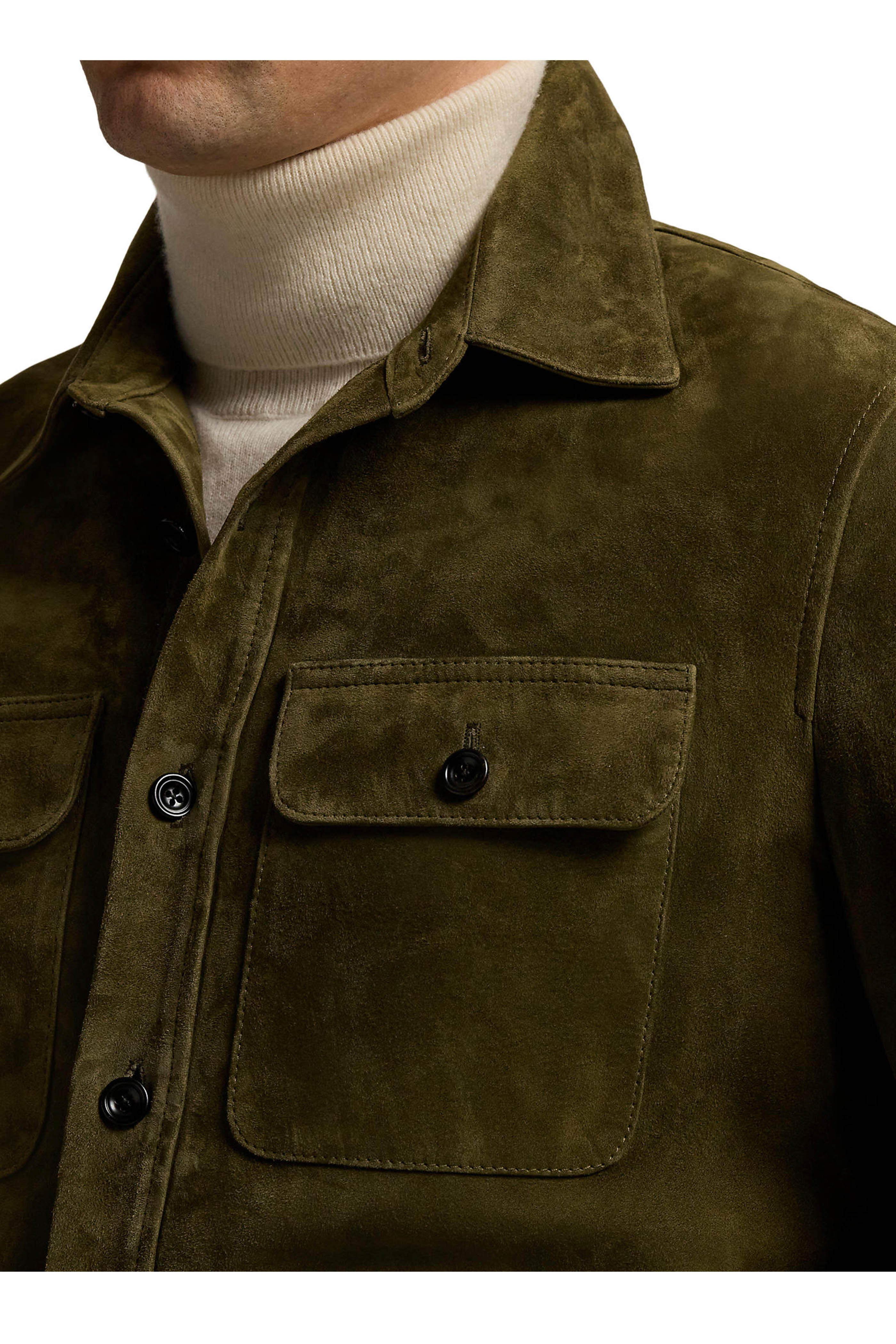 Ralph Lauren Purple Label - Black Suede Jacket