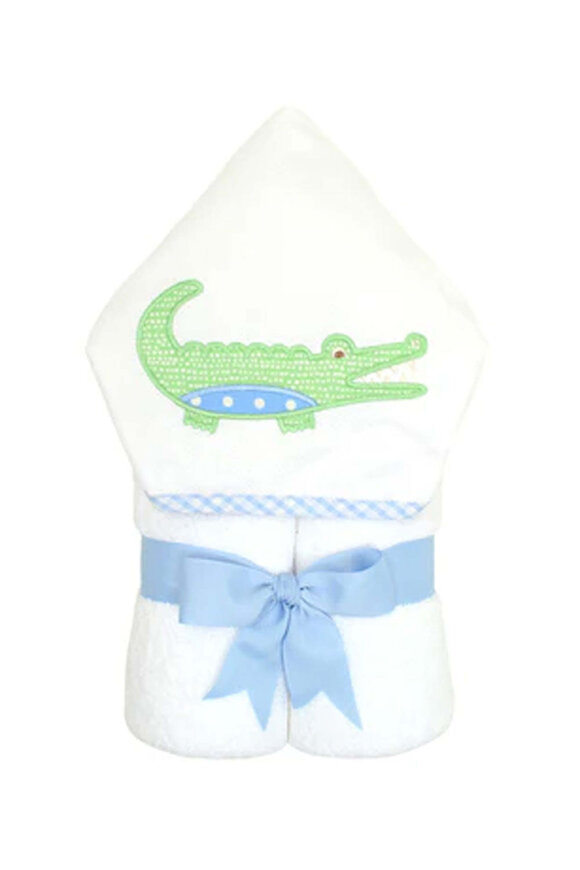 3marthas Blue Alligator Everykid Towel