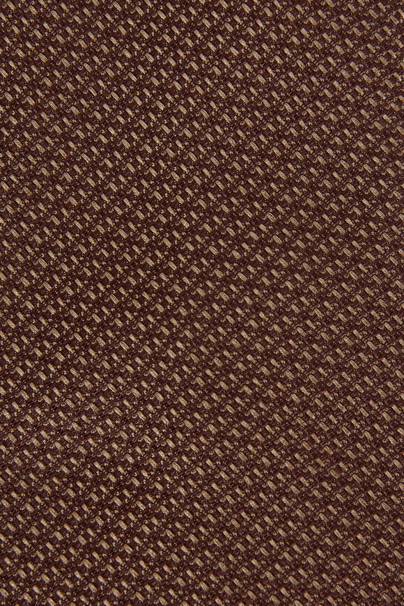 Brioni - Brown Textured Silk Necktie
