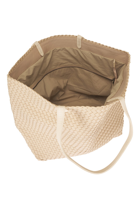 Naghedi Large Jetsetter Ecru Tote - view 4