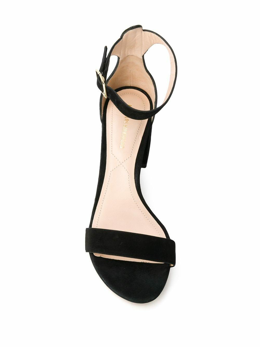 Nicholas Kirkwood Women's Pearl Nappa Black Ankle-High Leather Slingback -  9 M 