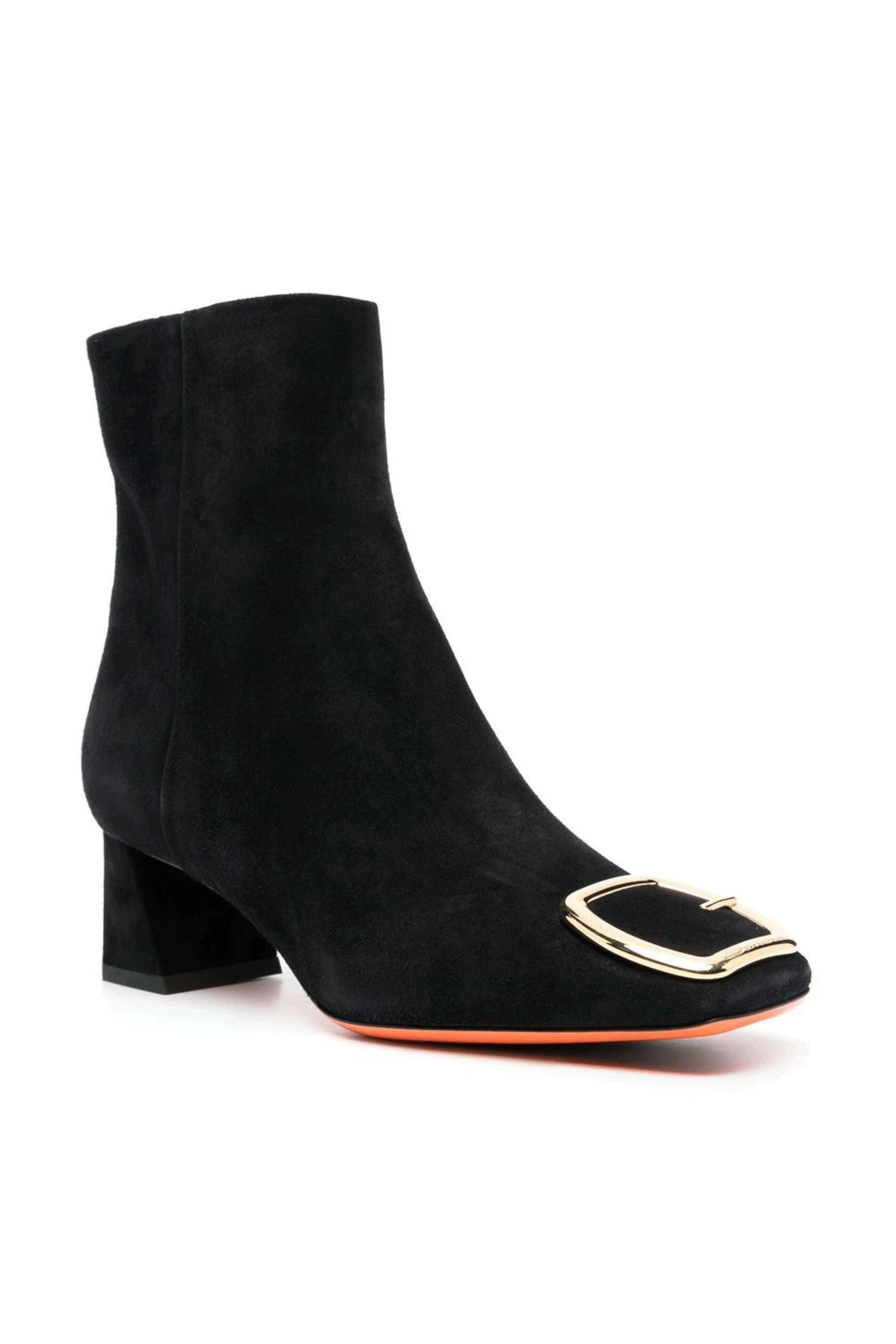 Santoni - Hassie Suede Bootie in Black