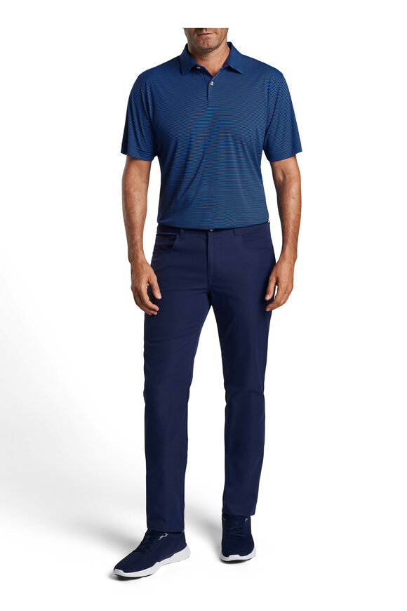 Peter Millar Navy Five Pocket Performance Pant - view 2