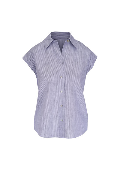 Frame - White Ruffle Collar Lace Blouse | Mitchell Stores