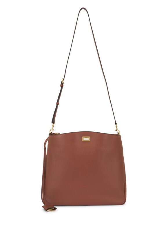 Balenciaga Medium Rodeo Tan Leather Hobo Bag - view 8