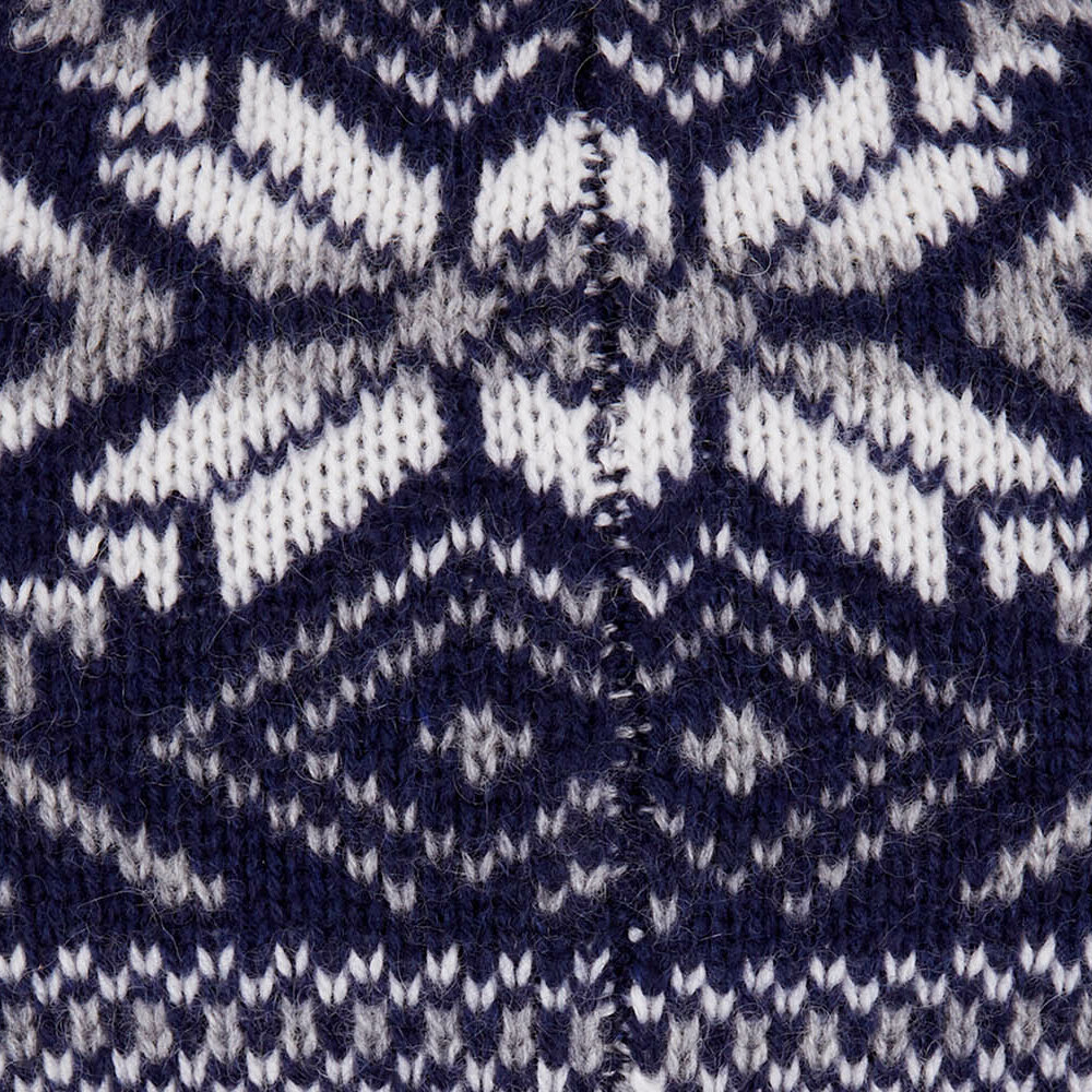 Brunello Cucinelli - Navy Fair Isle Knit Cashmere Beanie