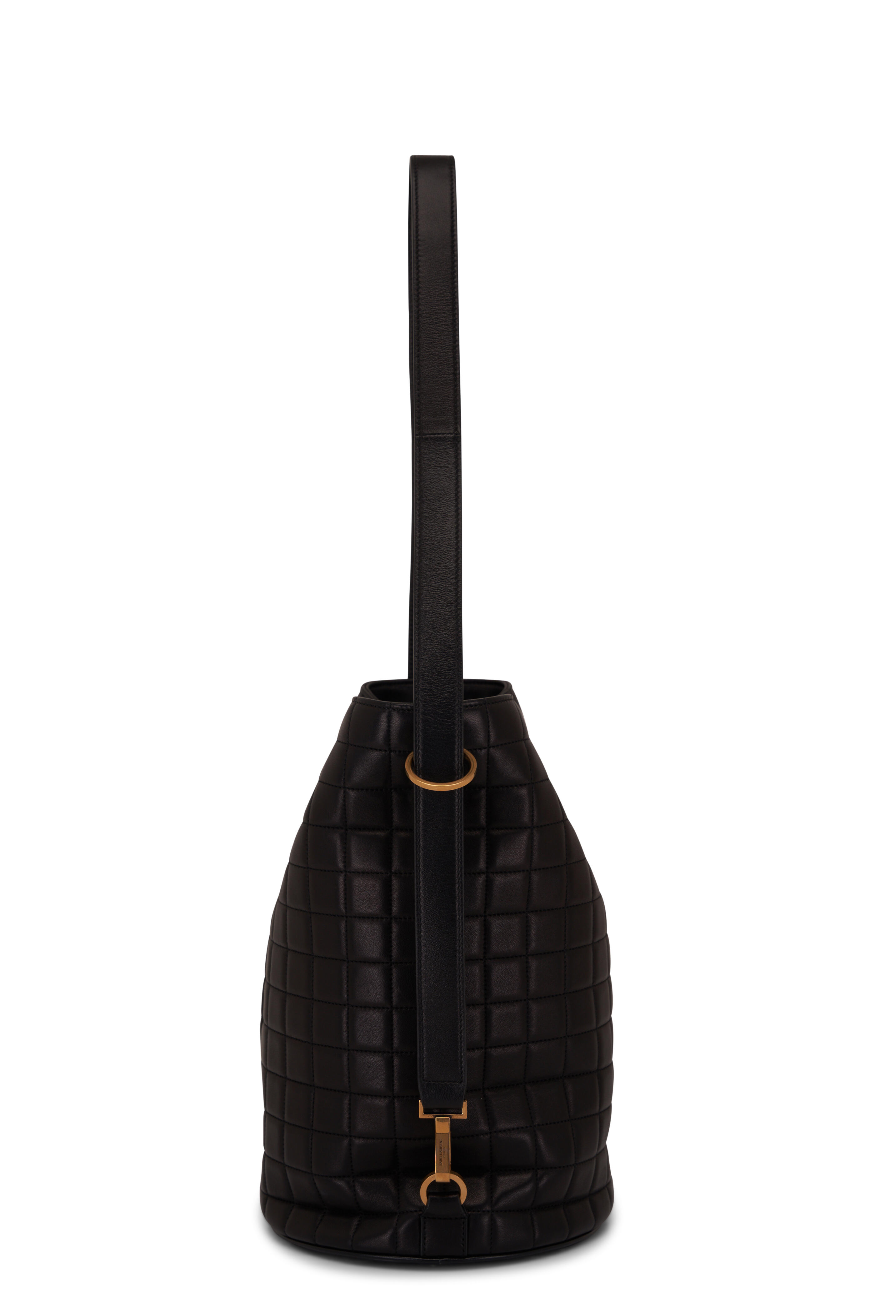 ショルダーバッグ・ポシェット Laurent Large Cecile Bucket Bag Saint Laurent Large Cecile Bucket Bag in Noir | FWRD