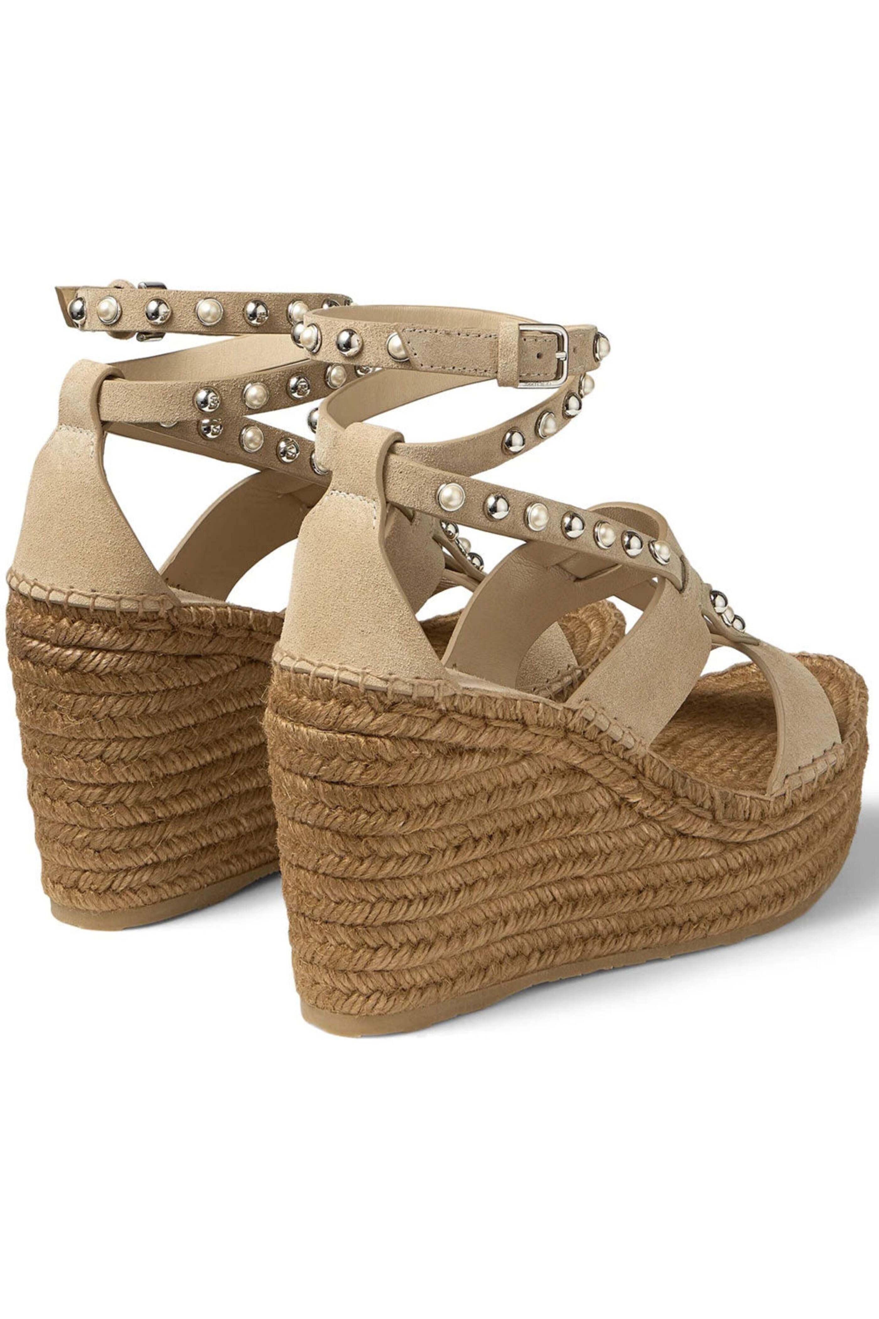 Jimmy Choo - Danica Espadrille Wedge in Sand Dune