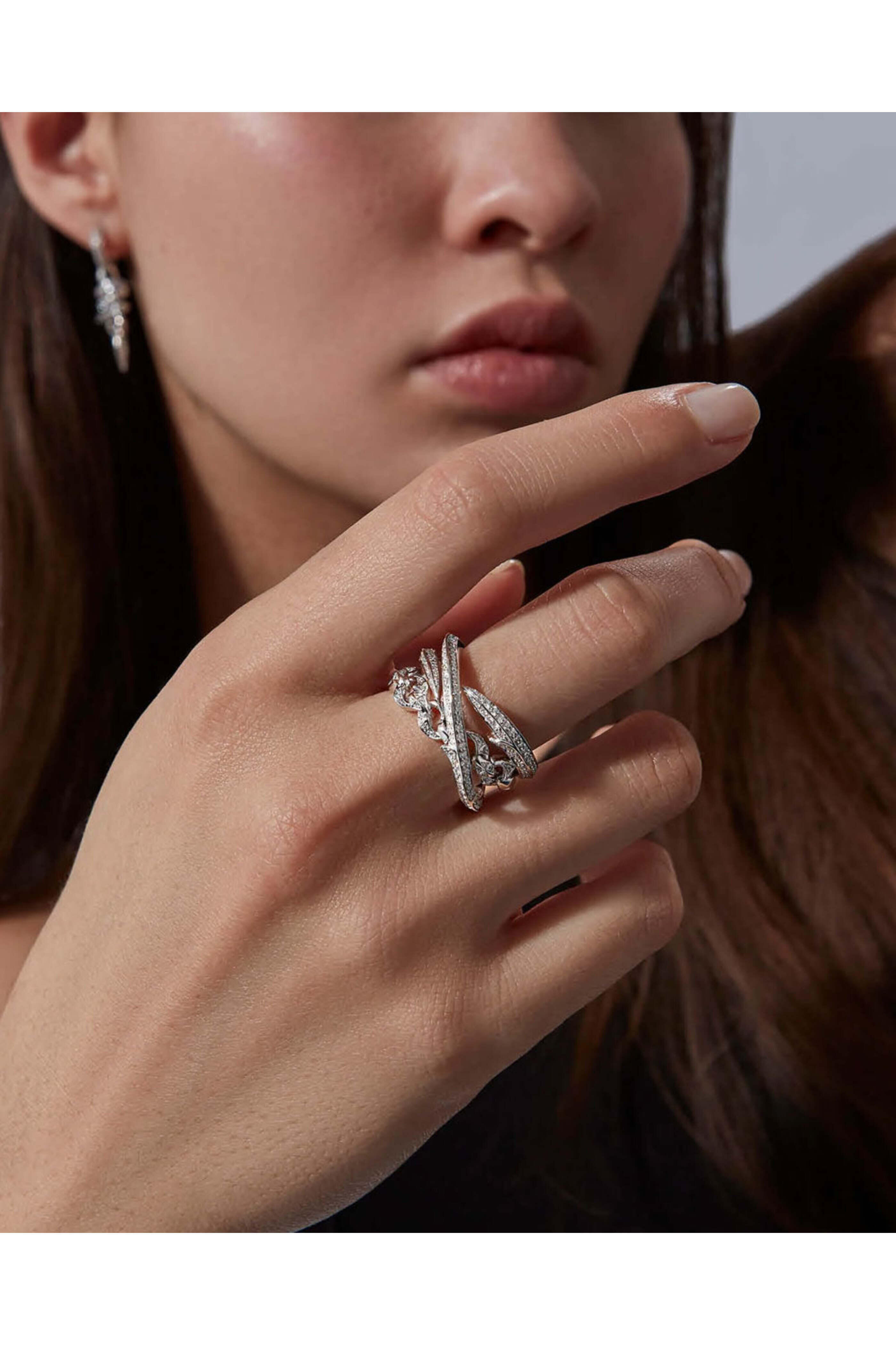 Stephen Webster - Thorn Embrace Bound Together Diamond Band - view 2