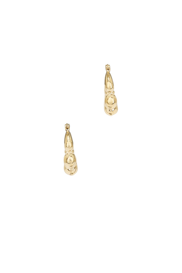 Cristina V. Small Scalloped Hoop Earrings - view 1