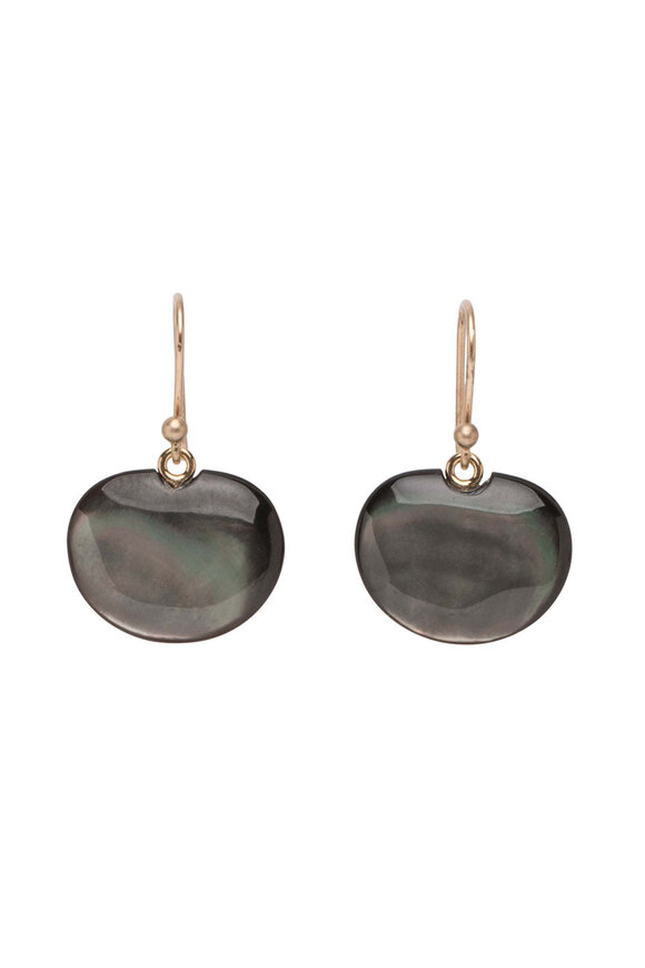 Brunello Cucinelli - Black Monili Loop Earrings | Mitchell