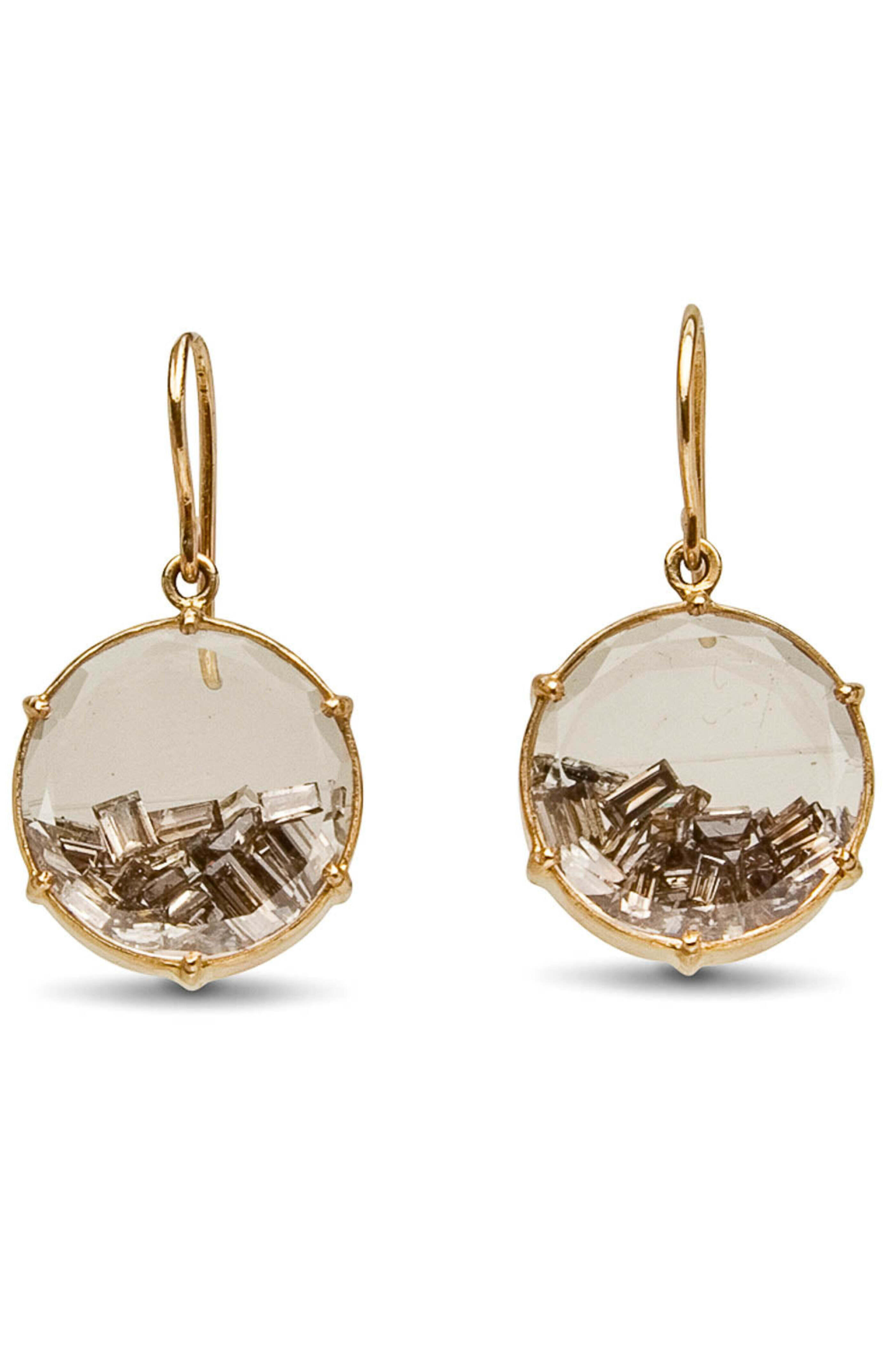 Hannah Ferguson - 18K Gold Shaker Earrings