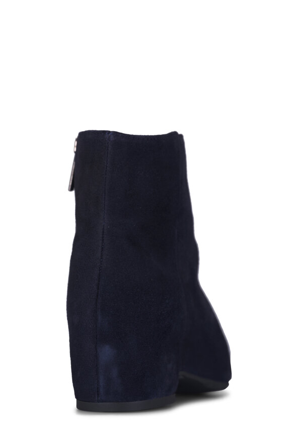 Aquatalia Ulyssa Navy Suede Bootie - view 3