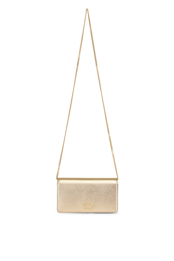 Valentino Garavani Mini VLogo Signature Mekong Leather Crossbody Bag - view 1