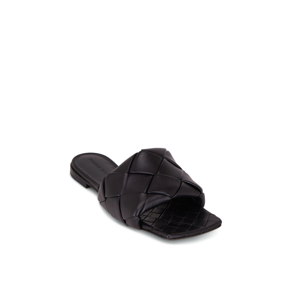【関税&送料込】Bottega Veneta Melange Sand Viscose Blend Bl Bottega Veneta Dot Flat Sandals in Cane Sugar | FWRD