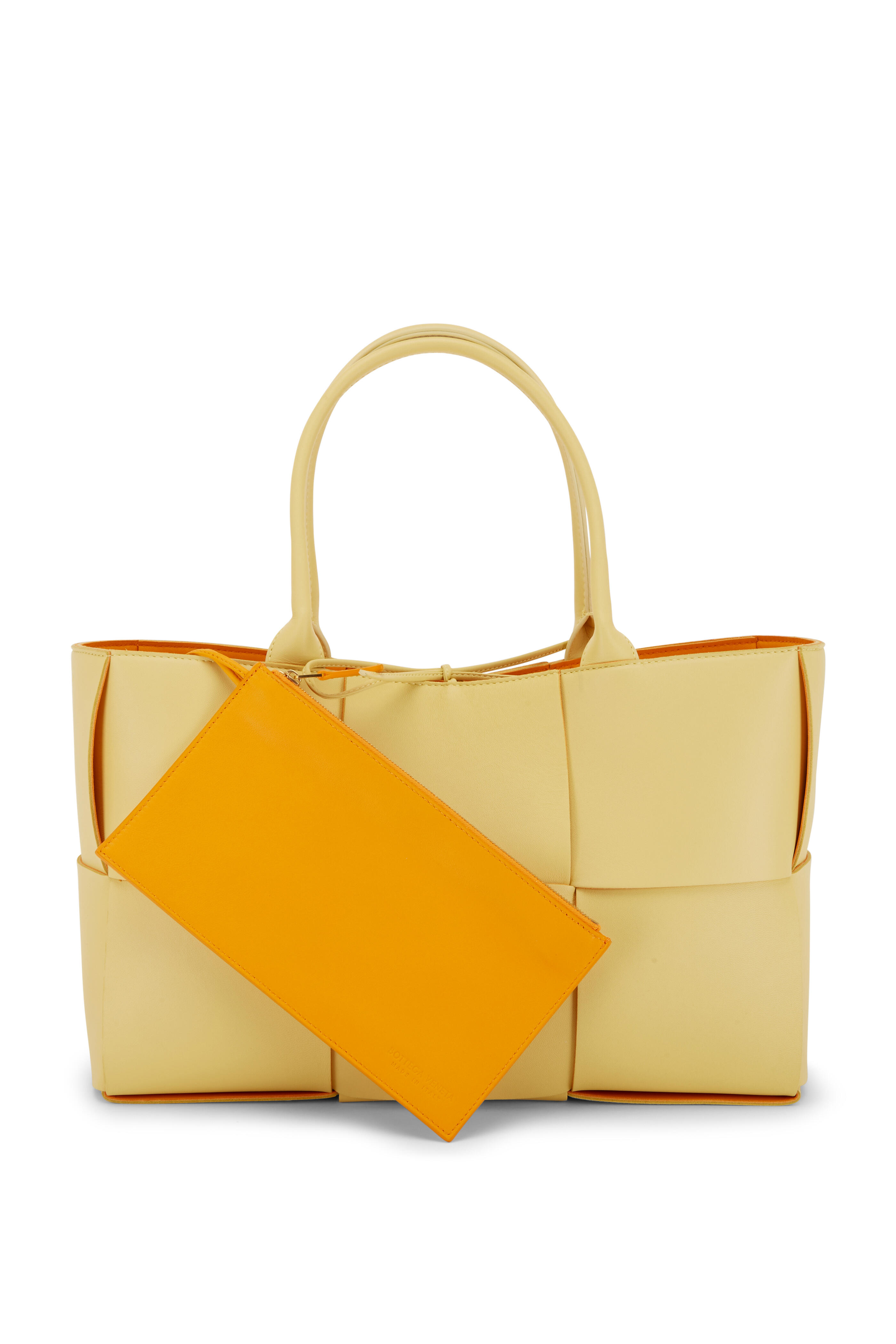 【関税送料込】BOTTEGA VENETA canvas and smooth leather tote Bottega Veneta Canvas and Leather Tote – The Hosta