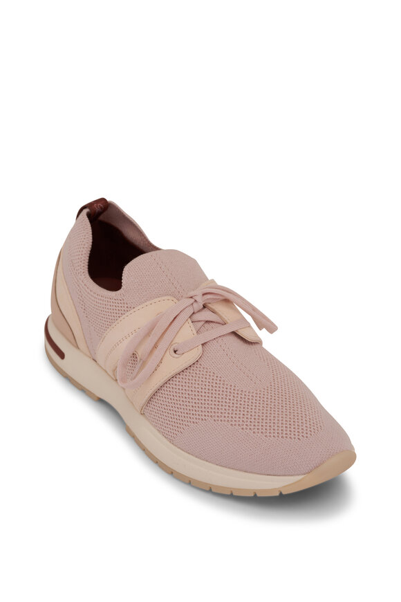 Loro Piana - Nuages White Leather Lace-Up Sneaker