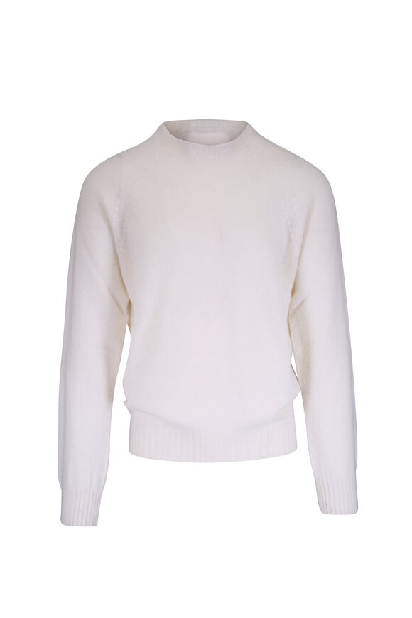 Tom Ford Chalk White Cashmere Crew Neck Pullover