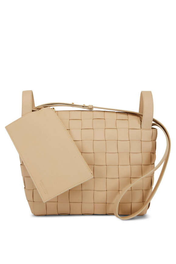 Bottega Veneta - Bowling Cassette Porridge Woven Medium Bag 