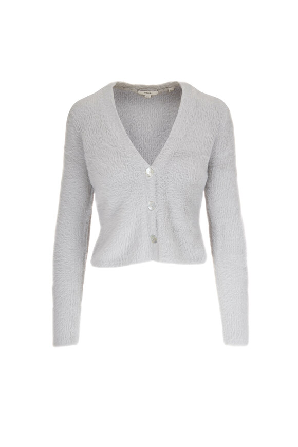 Vince - Light Ice Bay Eyelash V-Neck Cardigan