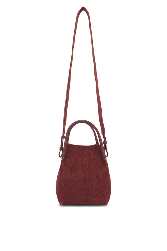 Loro Piana Small Bale Glazed Moka & Sun Gold Top Handle Bag - view 2