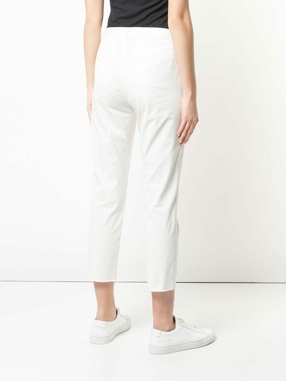 Nili Lotan - Montauk Eggshell Straight Leg Crop Pant