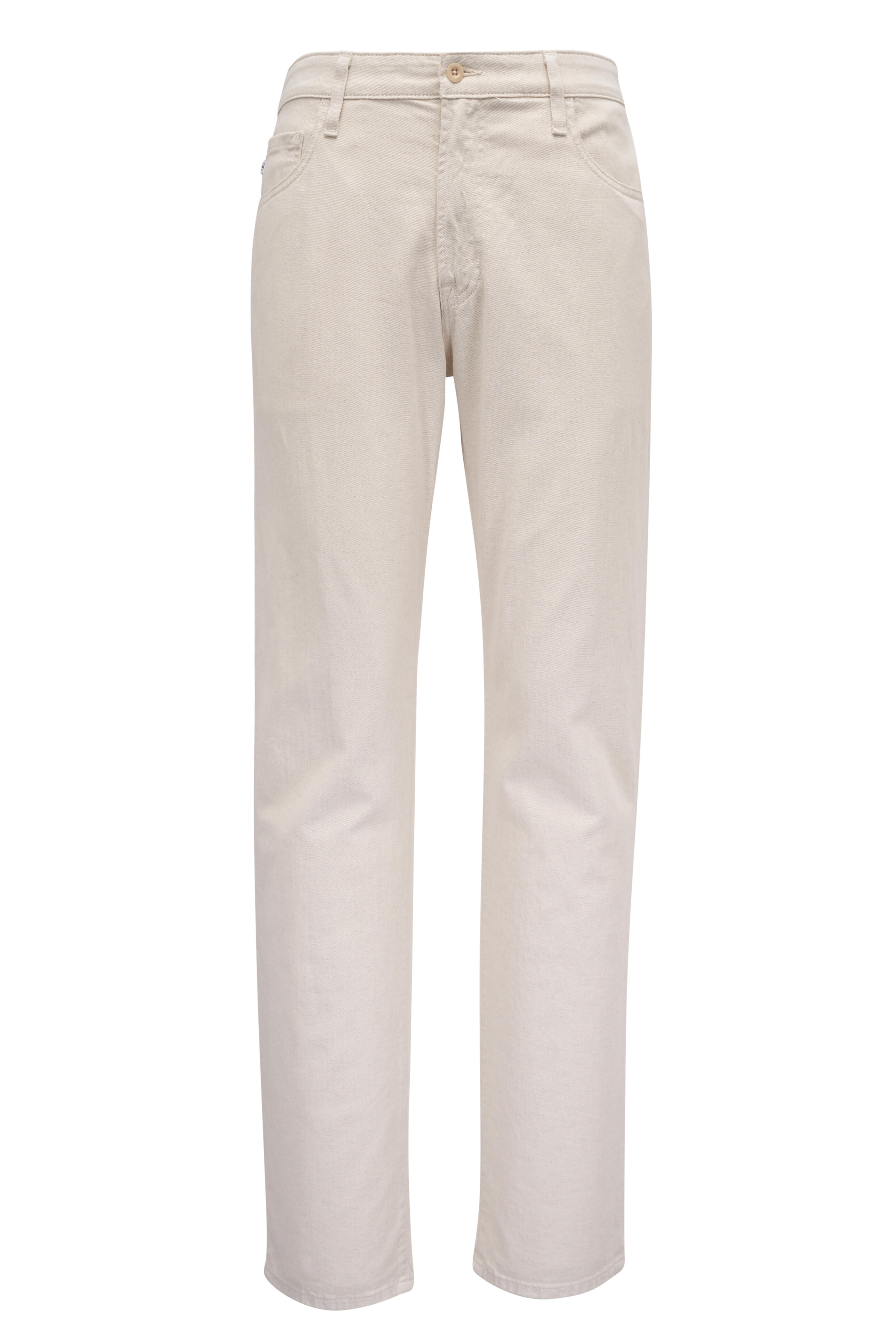 AG - Everett Natural Slim Straight Five Pocket Pant
