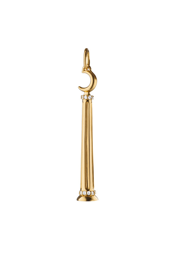 Monica Rich Kosann - 18K Yellow Gold Athena Bar Charm